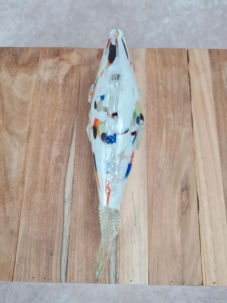 Mooie decoratieve vis van geblazen glas, Murano-stijl 🐟🌈 – photo 5